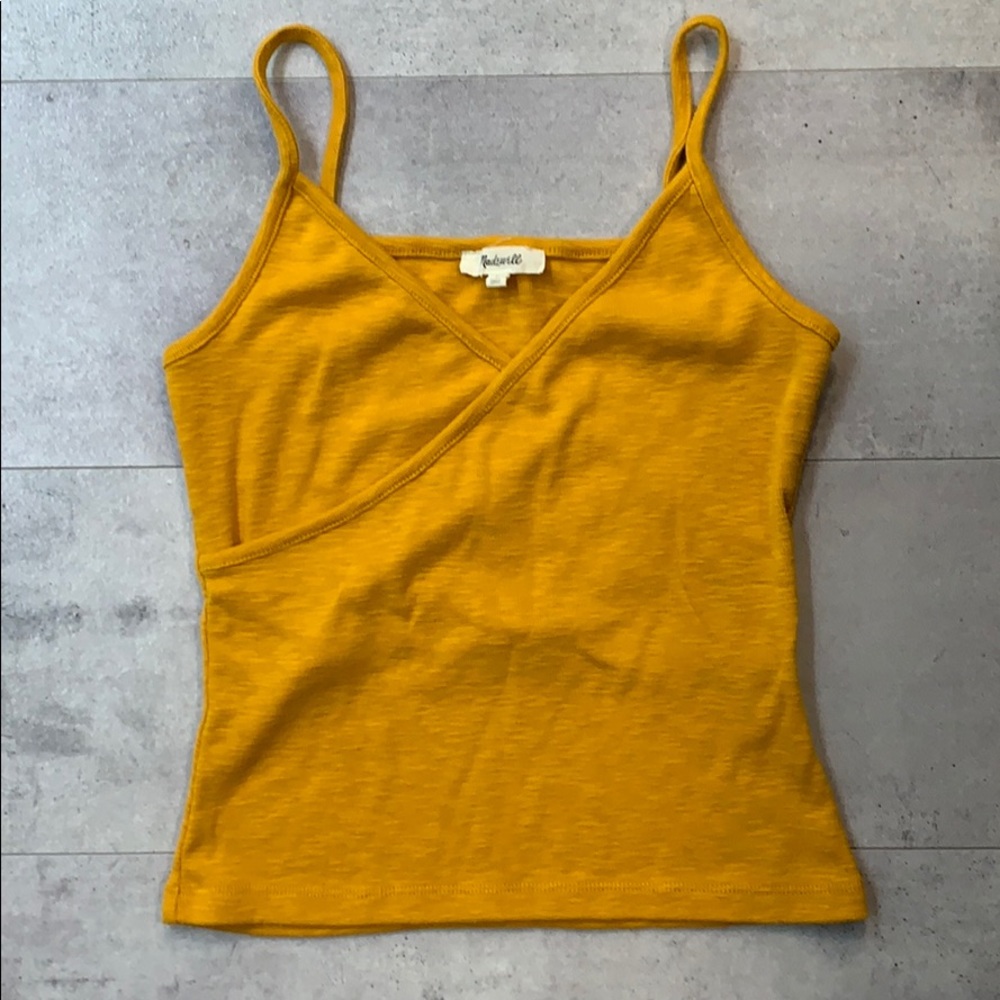 Madewell Mustard Yellow Tank Top Size S